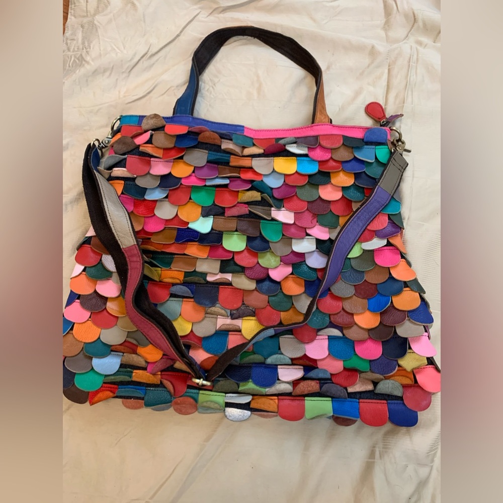 American leather tote